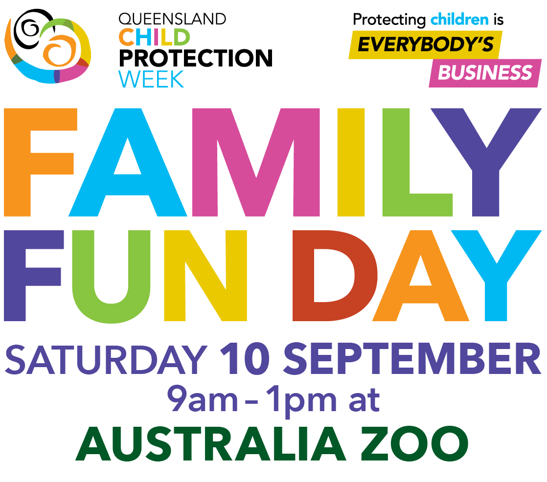 Family Fun Day, Saturday 10 September, 9am - 1pm at Australia Zoo